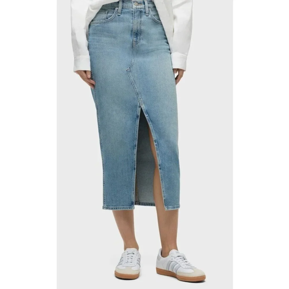 Hudson Reconstructed Skirt Offshore Womens Size 24/XS - Picture 5 of 7